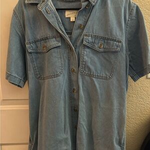 Universal Thread Blue Denim Mini Dress